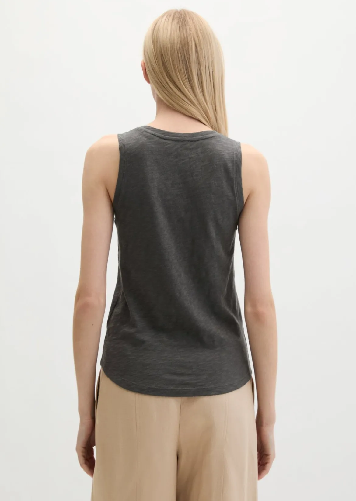 Top regular aus Slub-Jersey