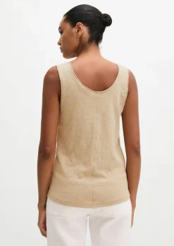 Top regular aus Slub-Jersey