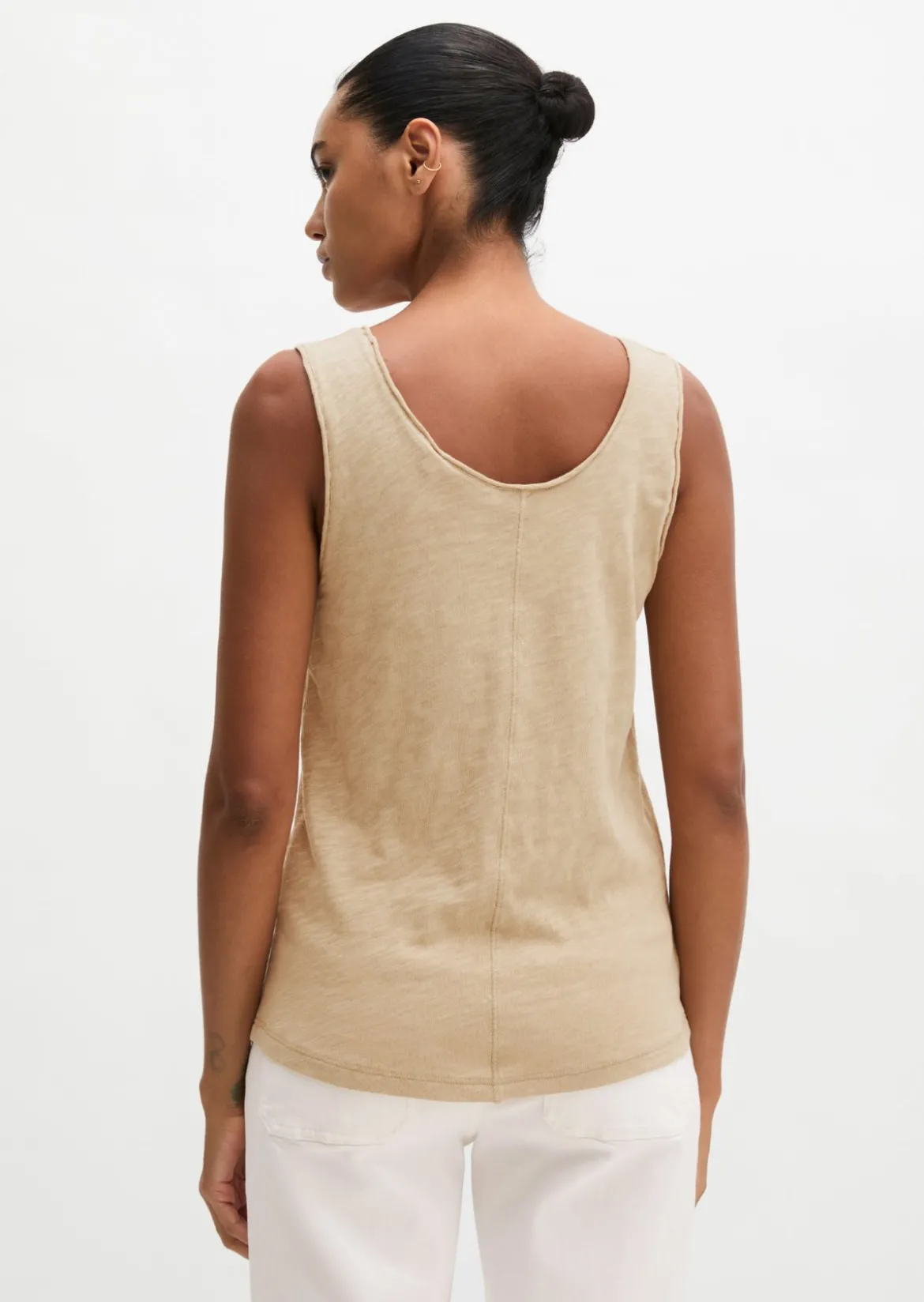 Top regular aus Slub-Jersey