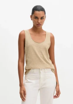 Top regular aus Slub-Jersey