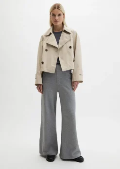Trenchjacke relaxed aus Organic Cotton-Twill