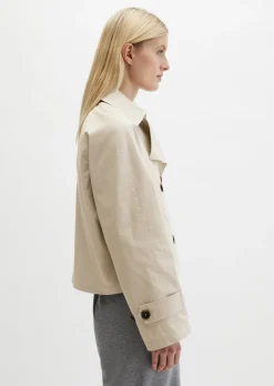 Trenchjacke relaxed aus Organic Cotton-Twill
