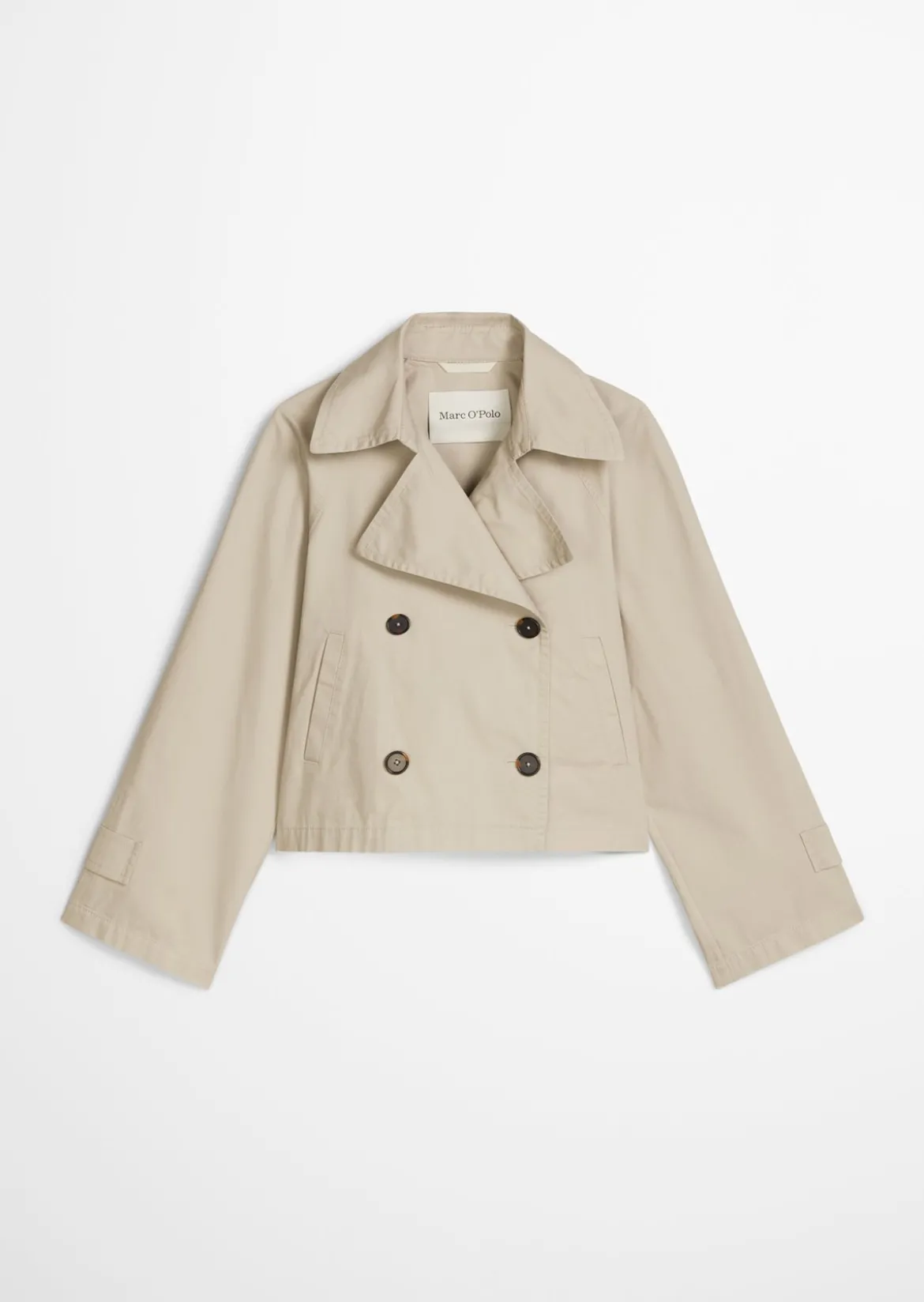Trenchjacke relaxed aus Organic Cotton-Twill