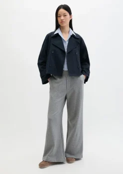 Trenchjacke relaxed aus Organic Cotton-Twill