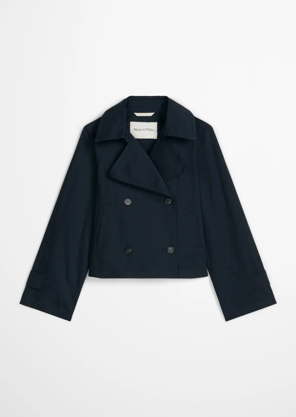 Trenchjacke relaxed aus Organic Cotton-Twill