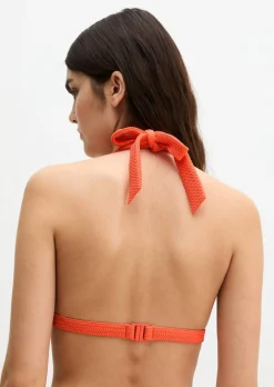 Triangle-Bikini-Top mit feiner Wellenstruktur