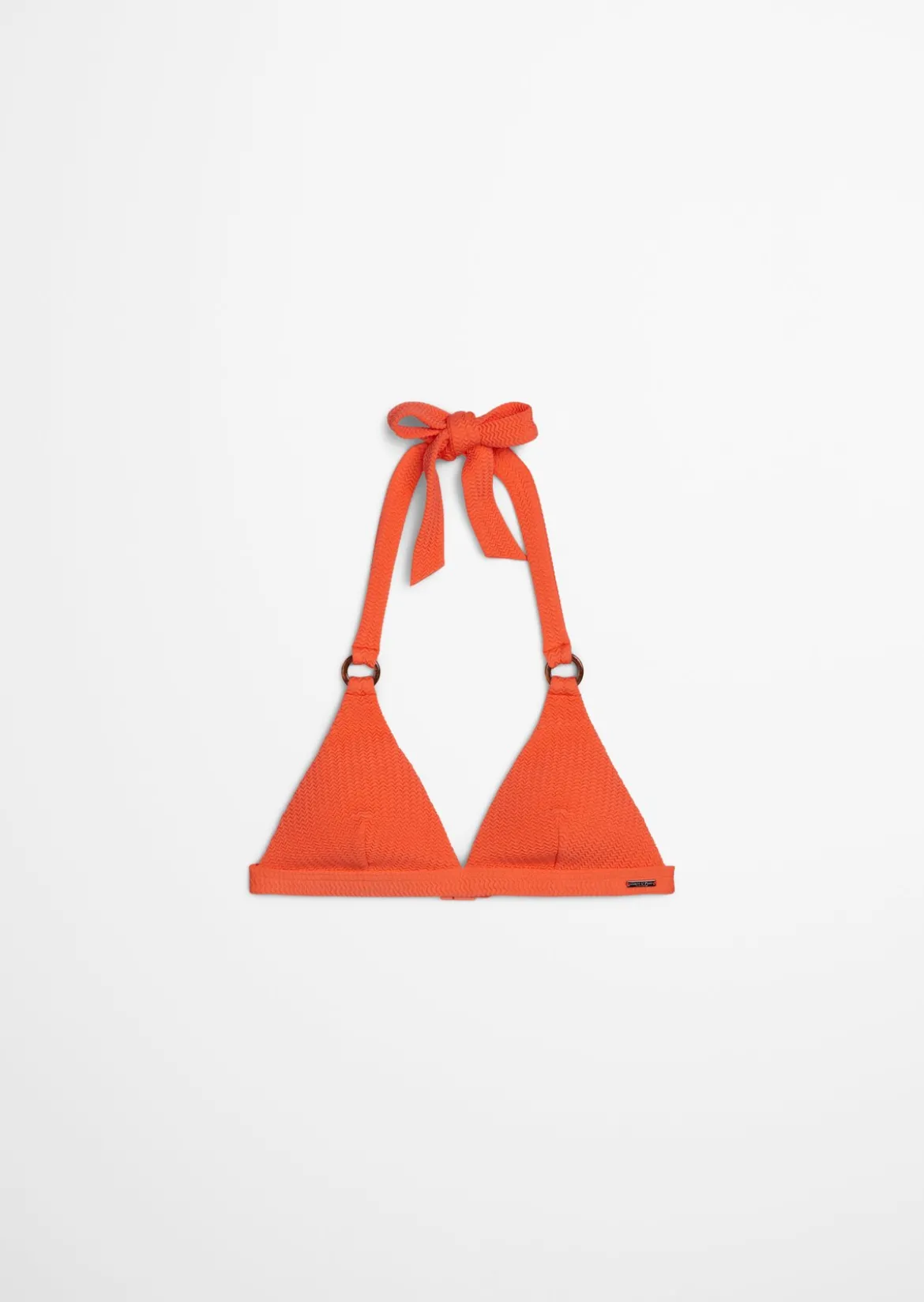Triangle-Bikini-Top mit feiner Wellenstruktur