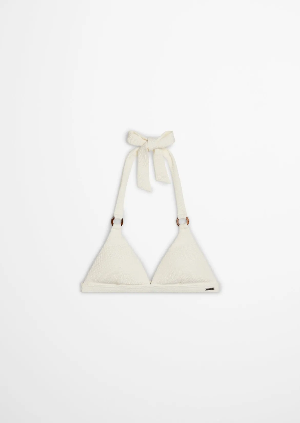 Triangle-Bikini-Top mit feiner Wellenstruktur