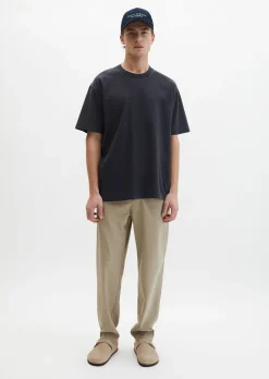 T-Shirt loose aus schwerem Bio-Baumwoll-Jersey