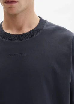 T-Shirt loose aus schwerem Bio-Baumwoll-Jersey