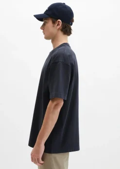 T-Shirt loose aus schwerem Bio-Baumwoll-Jersey