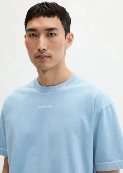 T-Shirt loose aus schwerem Bio-Baumwoll-Jersey