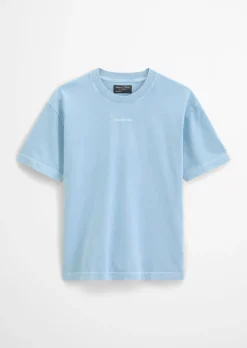 T-Shirt loose aus schwerem Bio-Baumwoll-Jersey