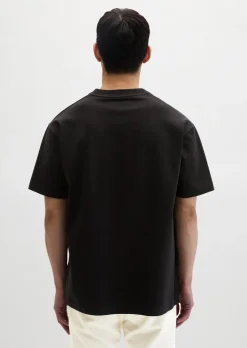T-Shirt loose aus schwerem Bio-Baumwoll-Jersey