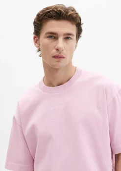 T-Shirt loose aus schwerem Bio-Baumwoll-Jersey