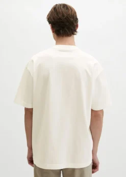 T-Shirt loose aus schwerem Bio-Baumwoll-Jersey