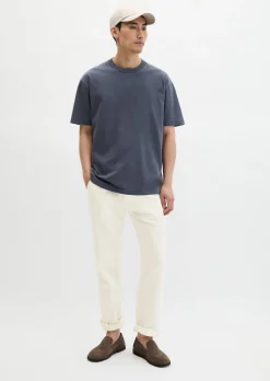 T-Shirt loose aus schwerem Bio-Baumwoll-Jersey