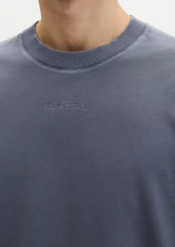 T-Shirt loose aus schwerem Bio-Baumwoll-Jersey
