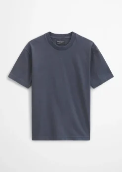 T-Shirt loose aus schwerem Bio-Baumwoll-Jersey