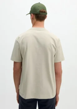 T-Shirt loose aus schwerem Bio-Baumwoll-Jersey