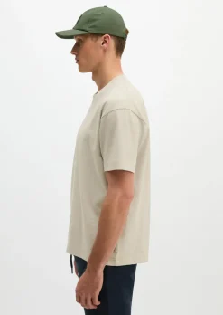 T-Shirt loose aus schwerem Bio-Baumwoll-Jersey