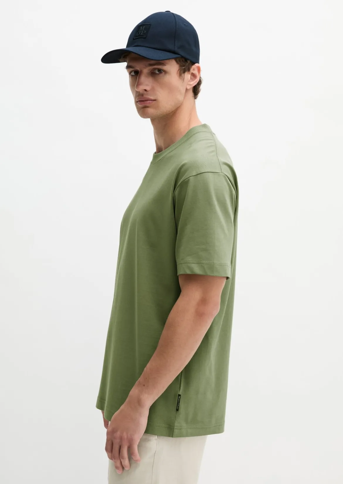 T-Shirt loose aus schwerem Bio-Baumwoll-Jersey