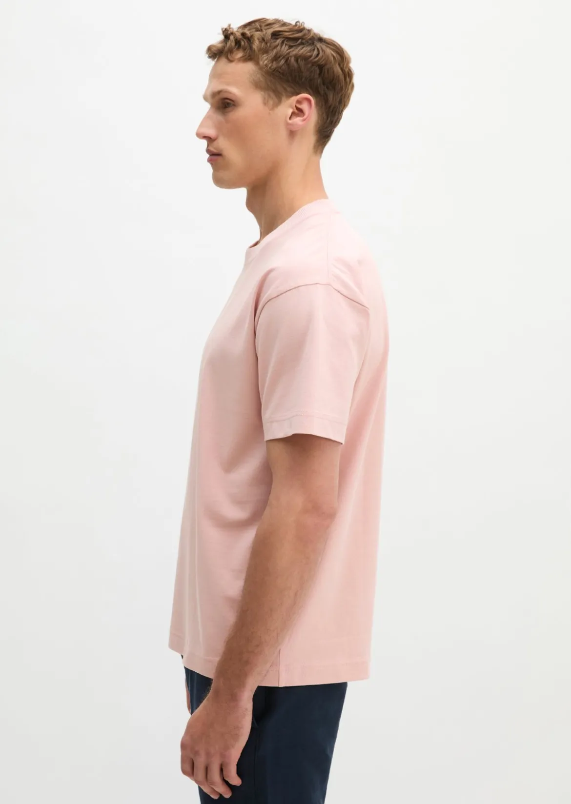 T-Shirt loose aus schwerem Bio-Baumwoll-Jersey