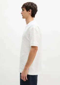 T-Shirt loose aus weichem Bouclé-Jersey