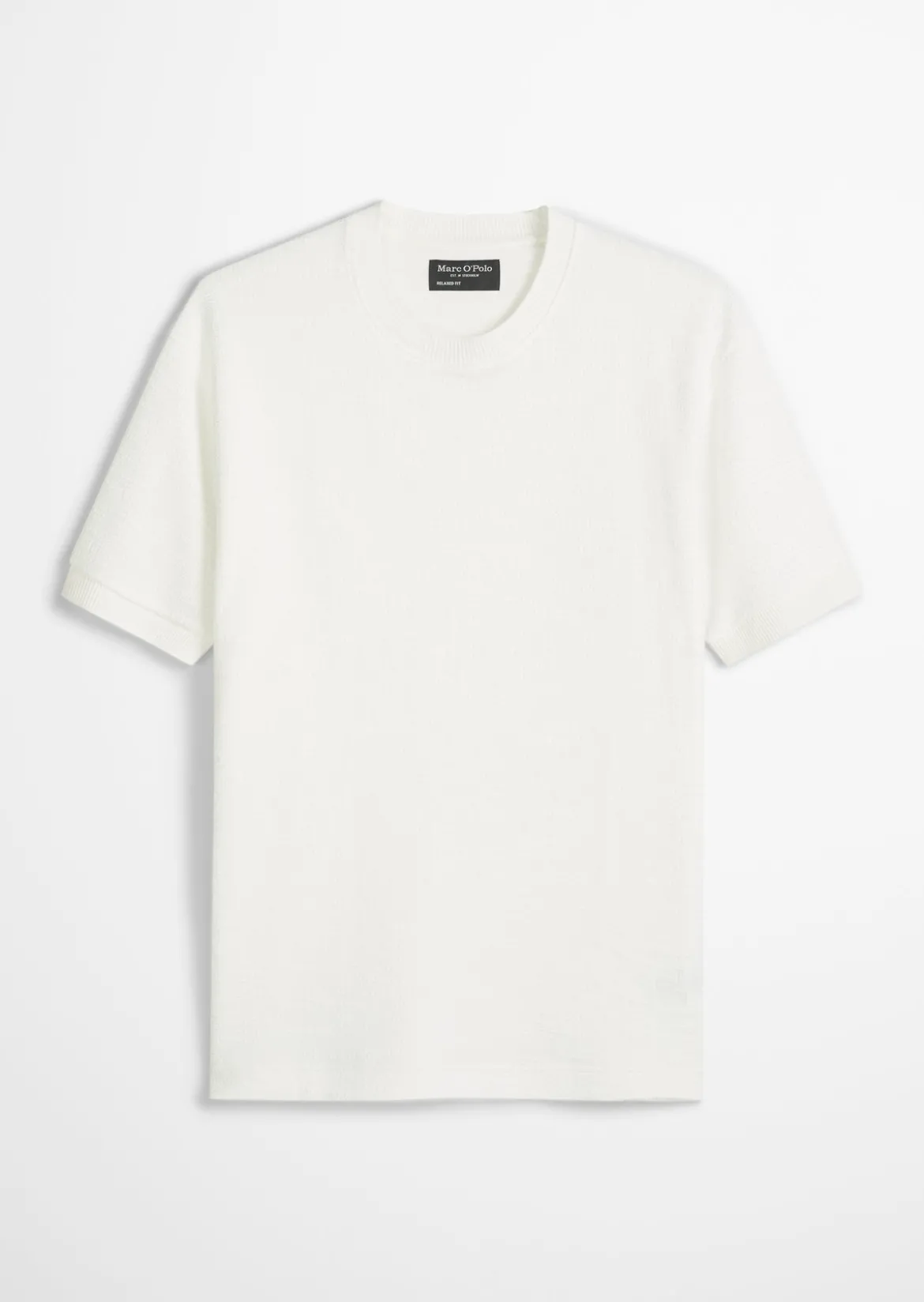 T-Shirt loose aus weichem Bouclé-Jersey