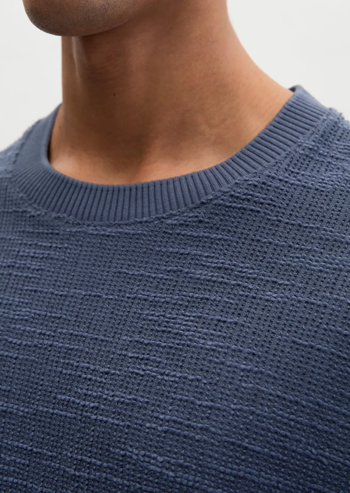 T-Shirt loose aus weichem Bouclé-Jersey