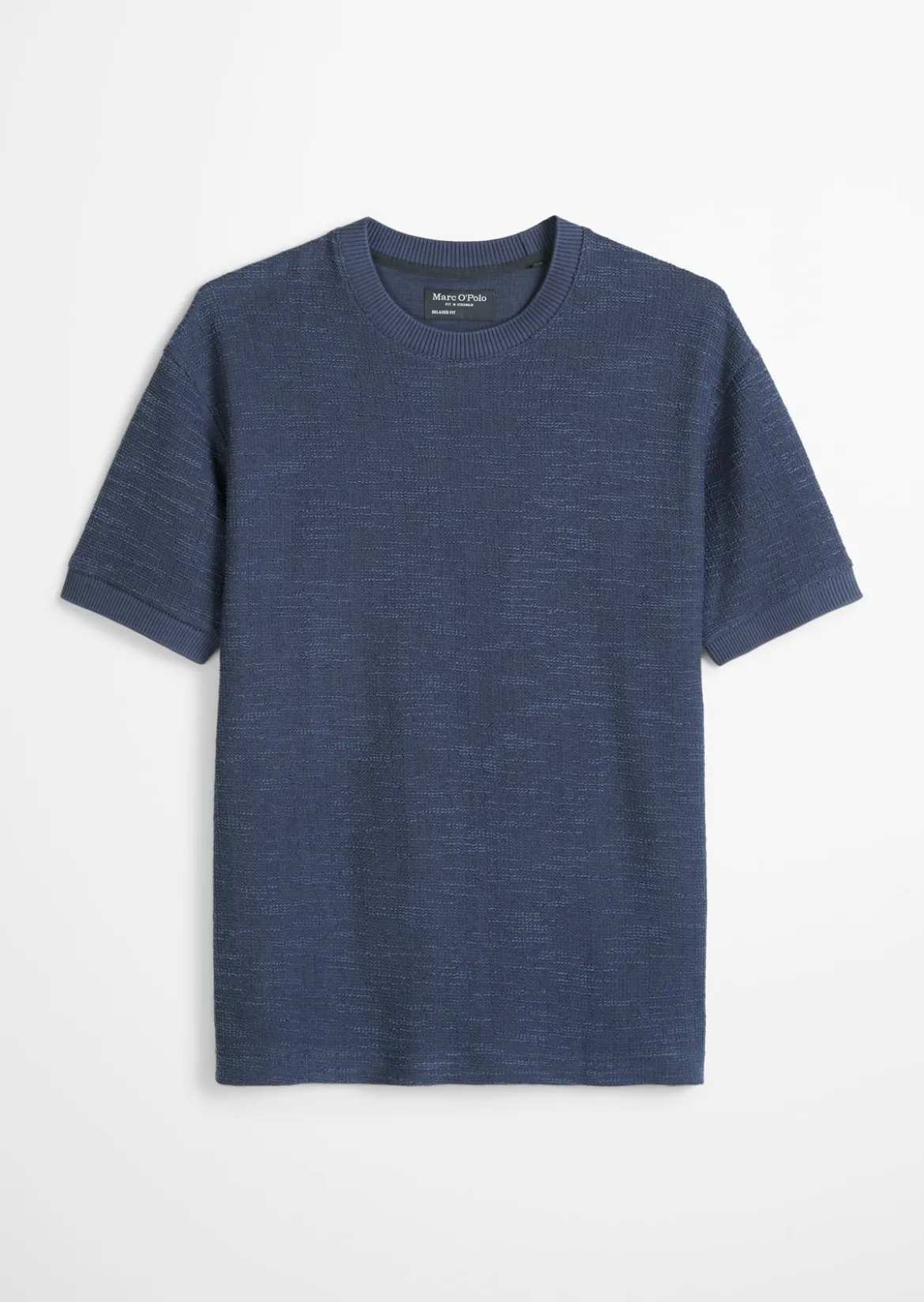 T-Shirt loose aus weichem Bouclé-Jersey