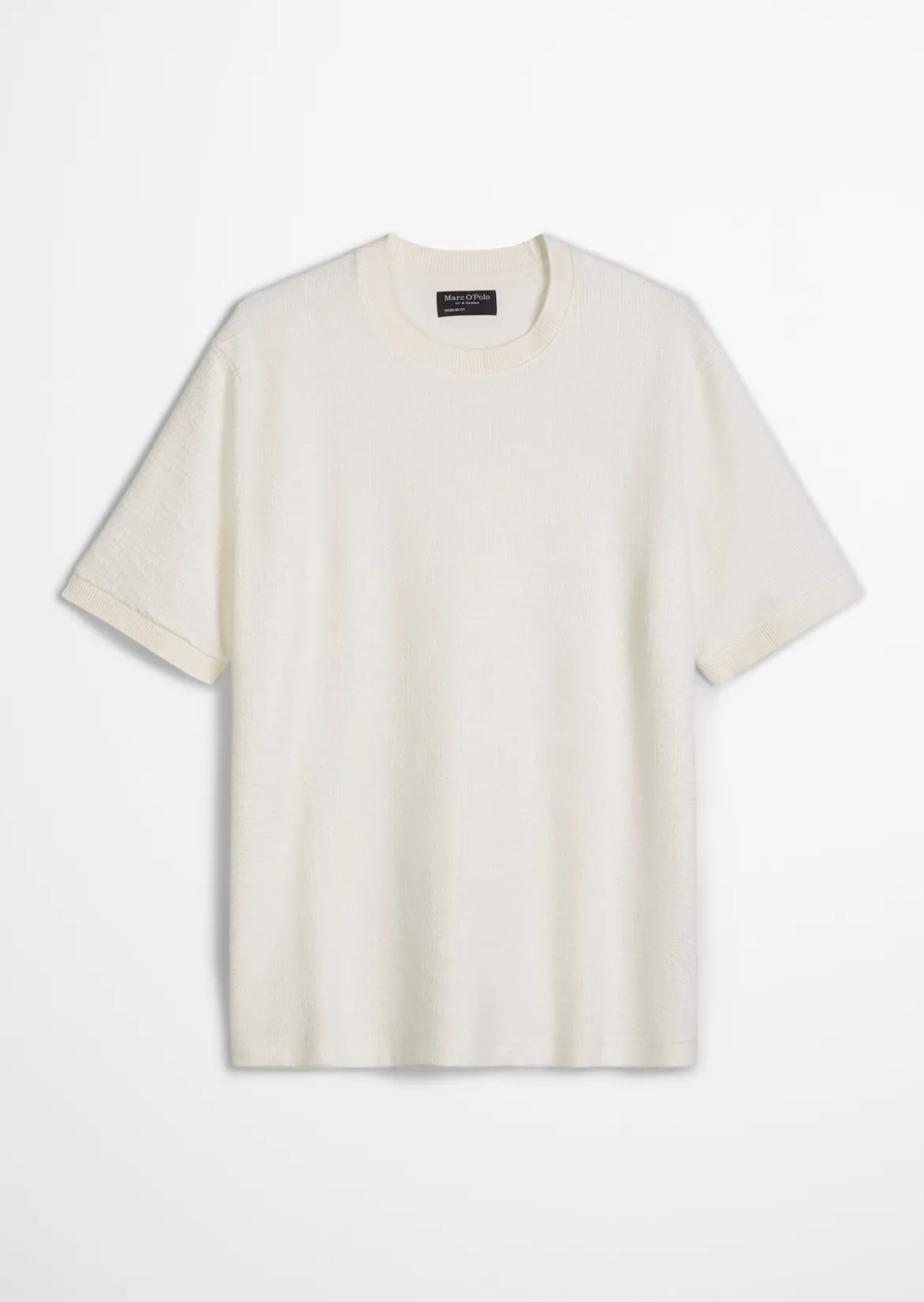 T-Shirt loose aus weichem Bouclé-Jersey