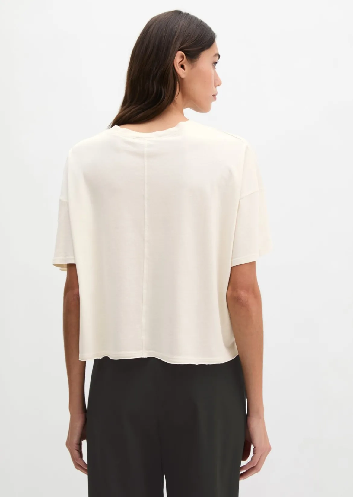 T-Shirt loose aus weichem Single Jersey