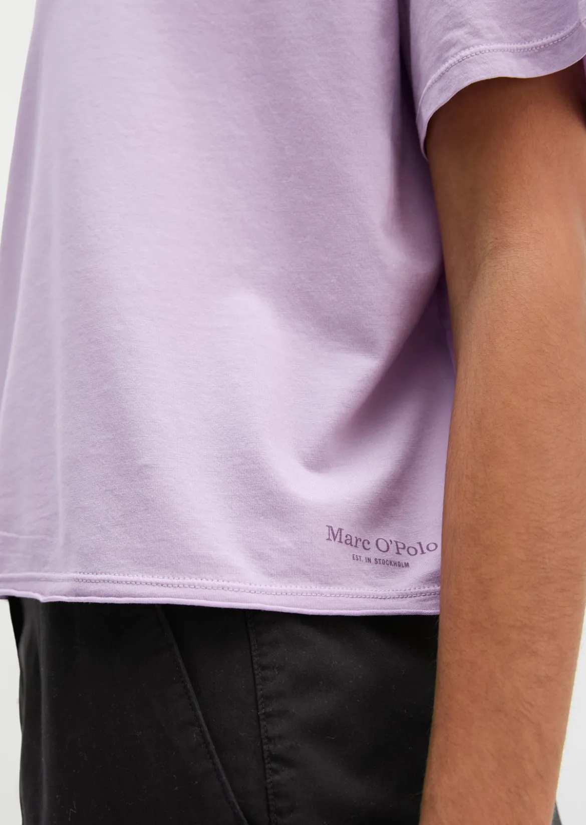 T-Shirt loose aus weichem Single Jersey
