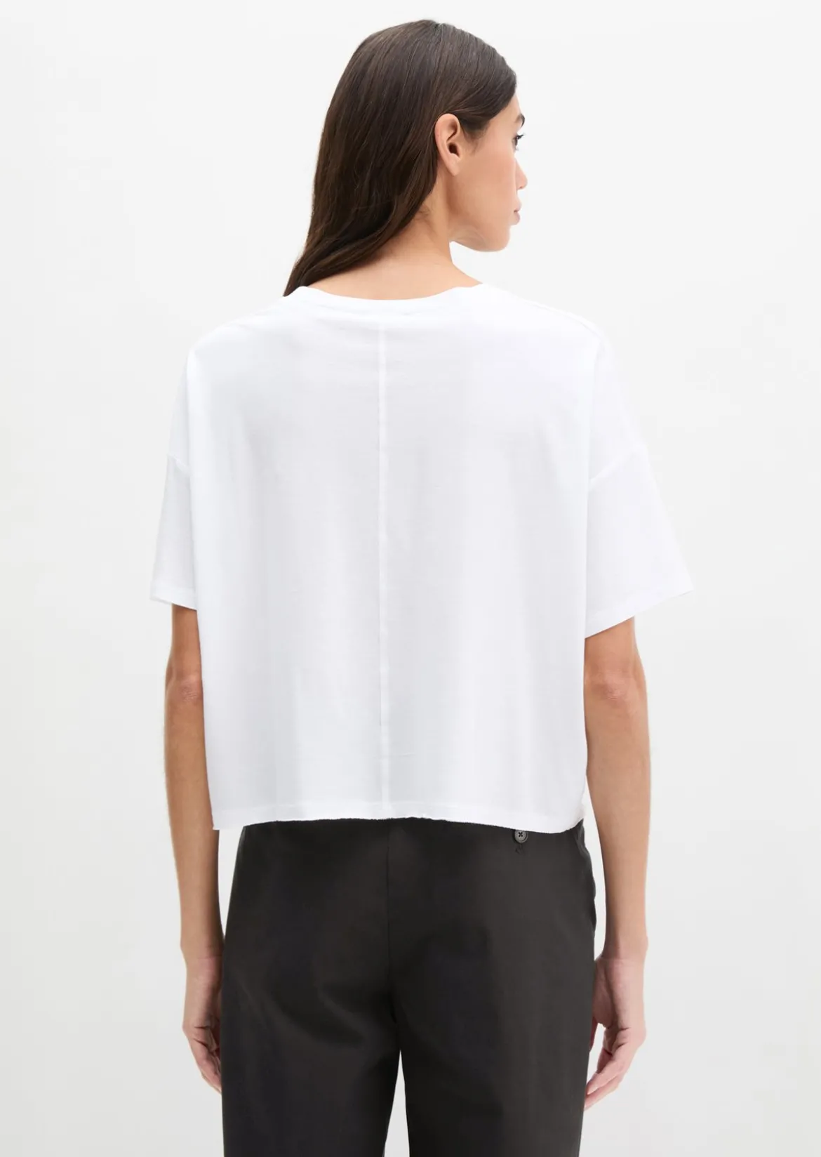 T-Shirt loose aus weichem Single Jersey