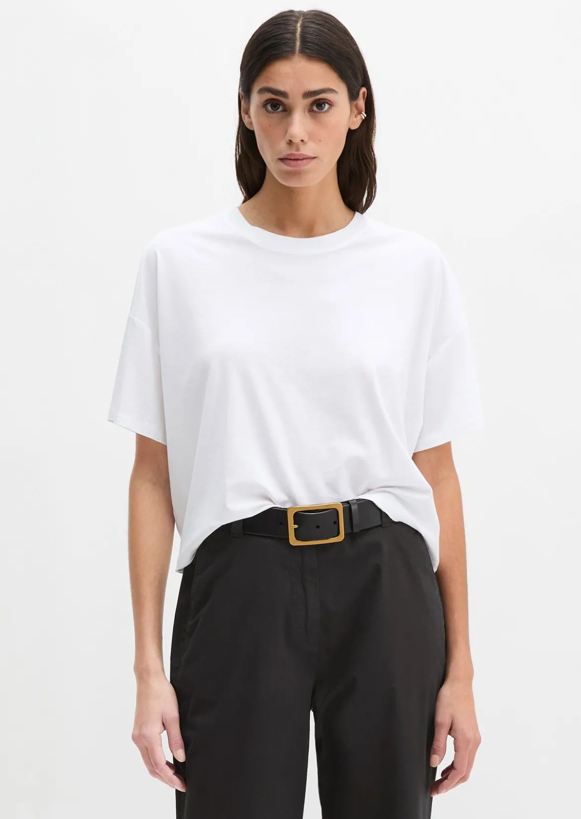 T-Shirt loose aus weichem Single Jersey
