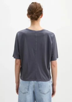 T-Shirt loose mit angeschnittenen Ärmeln