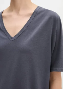 T-Shirt loose mit angeschnittenen Ärmeln