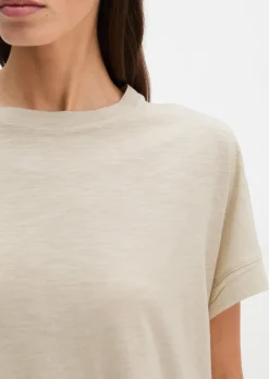 T-Shirt loose mit angeschnittenen Ärmeln