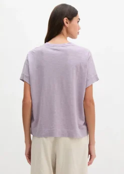 T-Shirt loose mit angeschnittenen Ärmeln