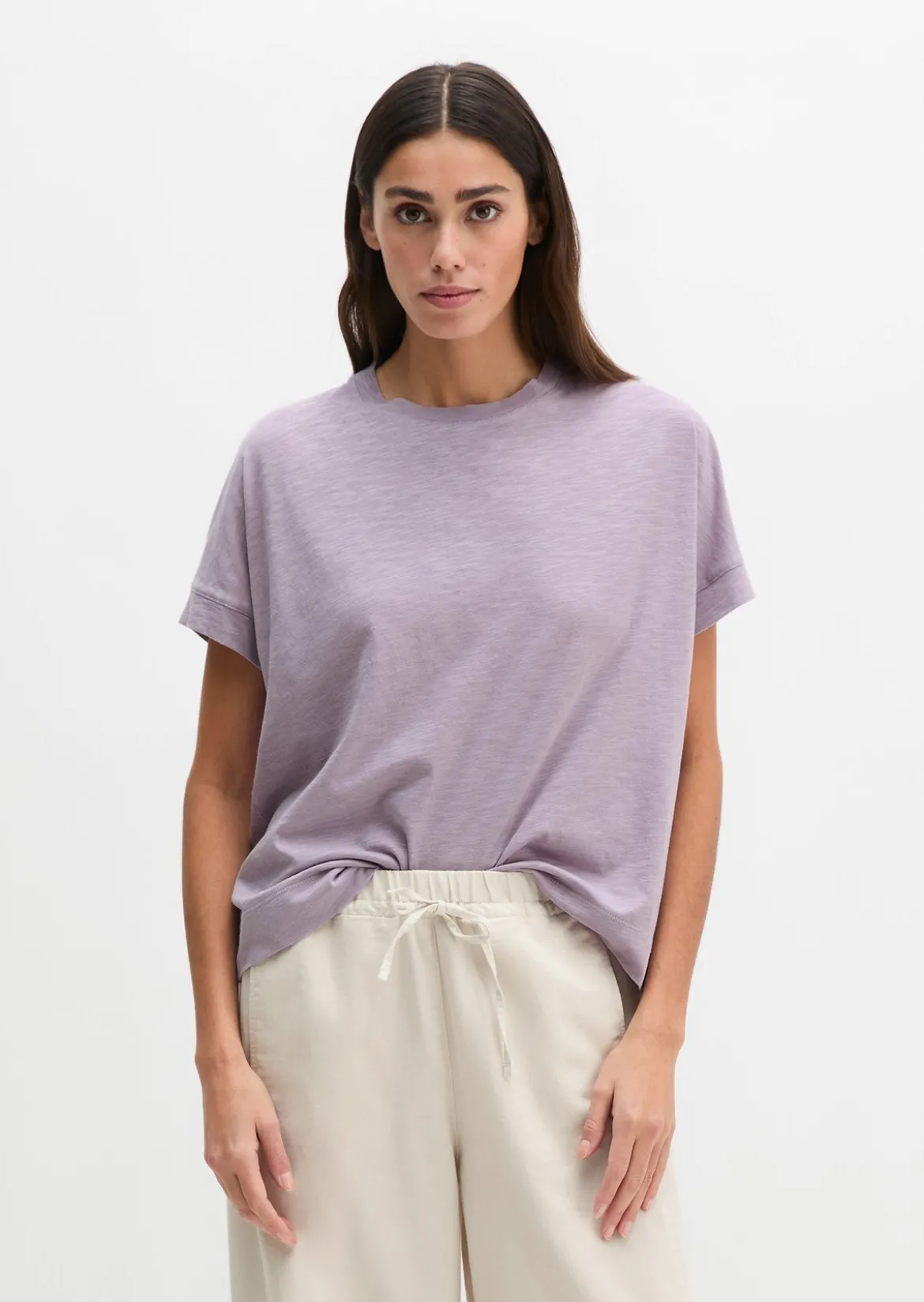 T-Shirt loose mit angeschnittenen Ärmeln