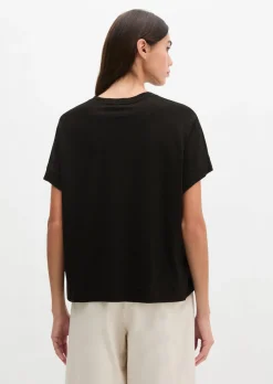 T-Shirt loose mit angeschnittenen Ärmeln