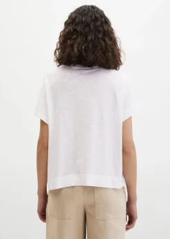 T-Shirt loose mit angeschnittenen Ärmeln