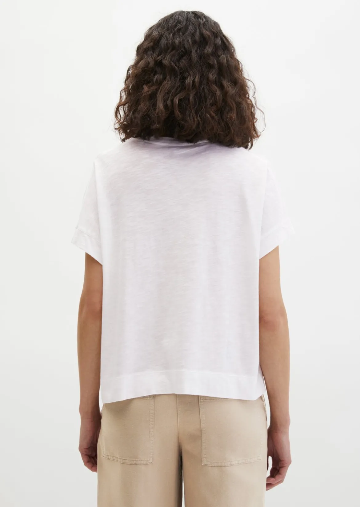T-Shirt loose mit angeschnittenen Ärmeln