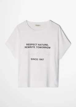 T-Shirt loose mit angeschnittenen Ärmeln