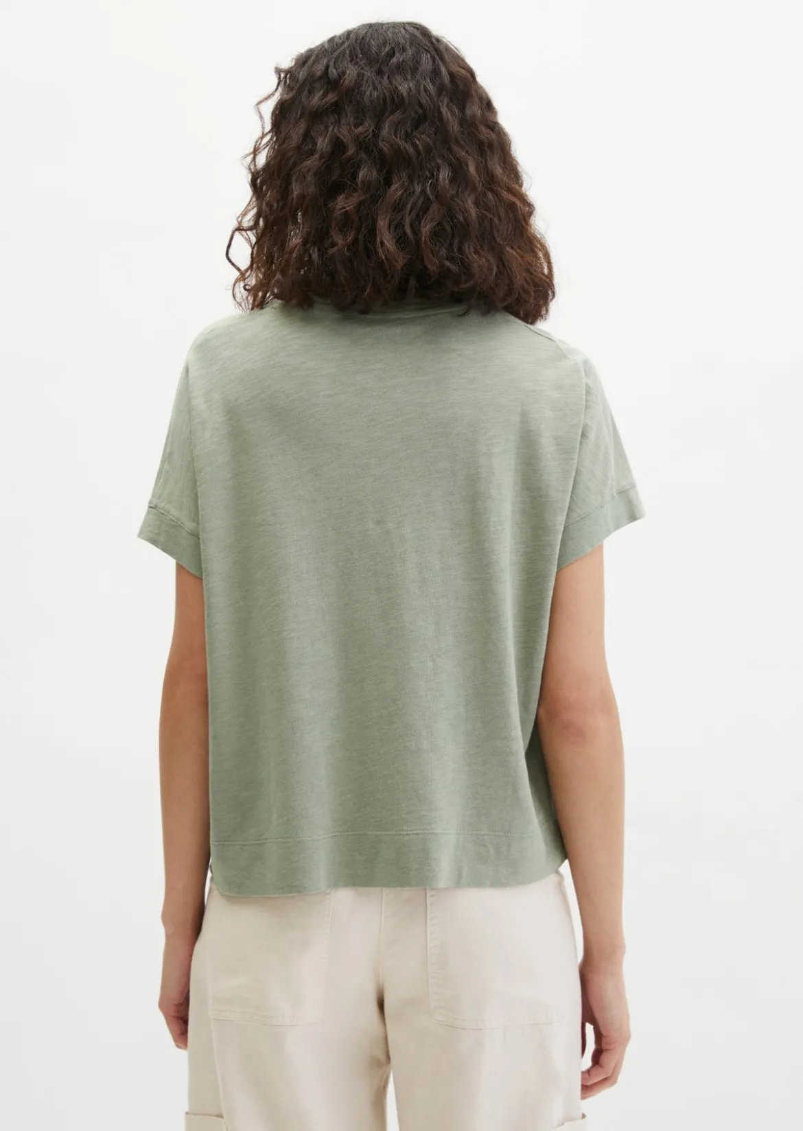 T-Shirt loose mit angeschnittenen Ärmeln