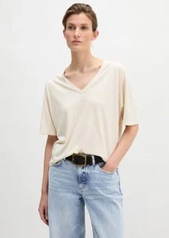 T-Shirt loose mit angeschnittenen Ärmeln