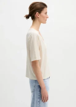 T-Shirt loose mit angeschnittenen Ärmeln