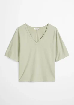 T-Shirt loose mit angeschnittenen Ärmeln