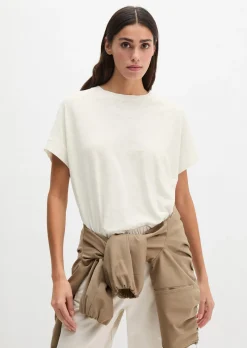T-Shirt loose mit angeschnittenen Ärmeln